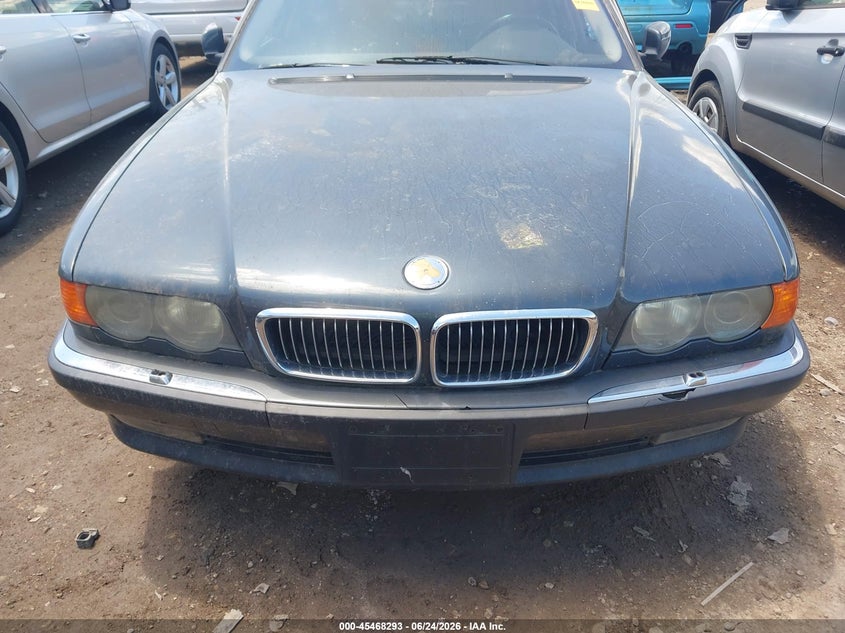 2000 BMW 7 series VIN WBAGH8347YDP09692 IAAI salvage auction — NORMAL WEAR, Original (Ohio), sold $275 on 2026-07-30 (photo 6)