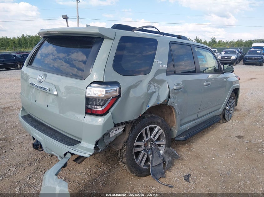 2022 Toyota 4runner VIN JTESU5JR0N5989995 IAAI salvage auction — REAR END, Salvage Title, sold $13,600 on 2026-07-24 (photo 4)