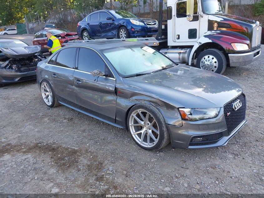 2013 Audi S4 VIN WAUBGAFL3DA251829 IAAI salvage auction — SIDE, Salvage (Pennsylvania), sold $4,750 on 2026-07-09 (photo 1)