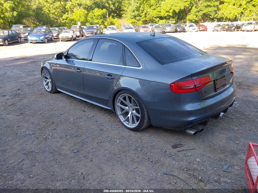 2013 Audi S4 VIN WAUBGAFL3DA251829 IAAI salvage auction — SIDE, Salvage (Pennsylvania), sold $4,750 on 2026-07-09 (photo 3)