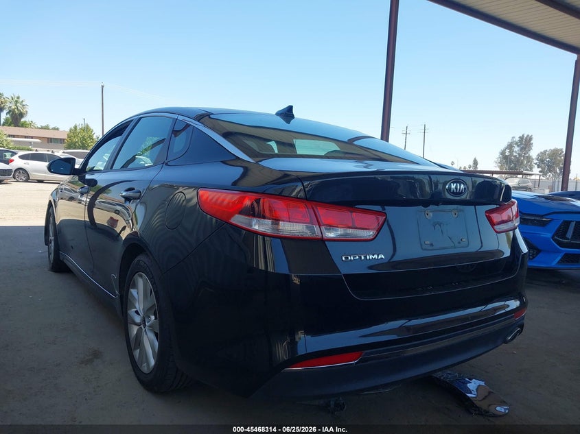 2016 Kia Optima VIN 5XXGT4L37GG035761 IAAI salvage auction — FRONT END, Salvage (California), sold $1,400 on 2026-07-28 (photo 3)