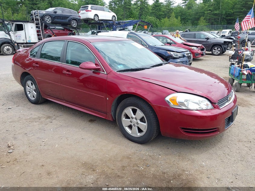 2009 Chevrolet Impala VIN 2G1WT57K291304429 IAAI salvage auction — LEFT & RIGHT, Clear (Massachusetts), sold $725 on 2026-08-03 (photo 1)