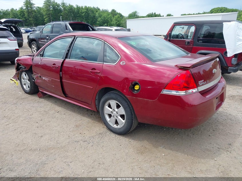 2009 Chevrolet Impala VIN 2G1WT57K291304429 IAAI salvage auction — LEFT & RIGHT, Clear (Massachusetts), sold $725 on 2026-08-03 (photo 3)