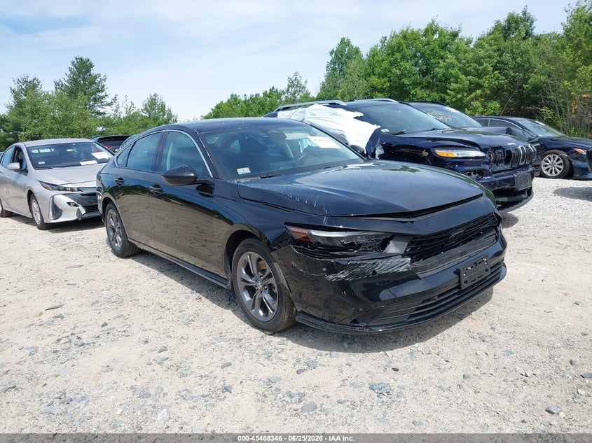 2023 Honda Accord VIN 1HGCY2F65PA008159 IAAI salvage auction — RIGHT FRONT, Salvage (Massachusetts), sold $7,500 on 2026-07-28 (photo 1)