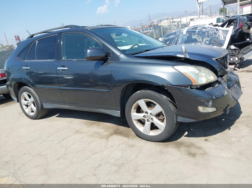2008 Lexus Rx 350 VIN JTJGK31U880013597 IAAI salvage auction — FRONT END, Salvage (California), sold $775 on 2026-07-22 (photo 1)