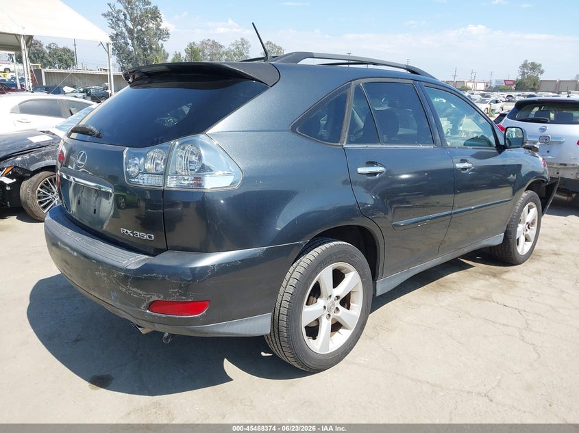 2008 Lexus Rx 350 VIN JTJGK31U880013597 IAAI salvage auction — FRONT END, Salvage (California), sold $775 on 2026-07-22 (photo 4)