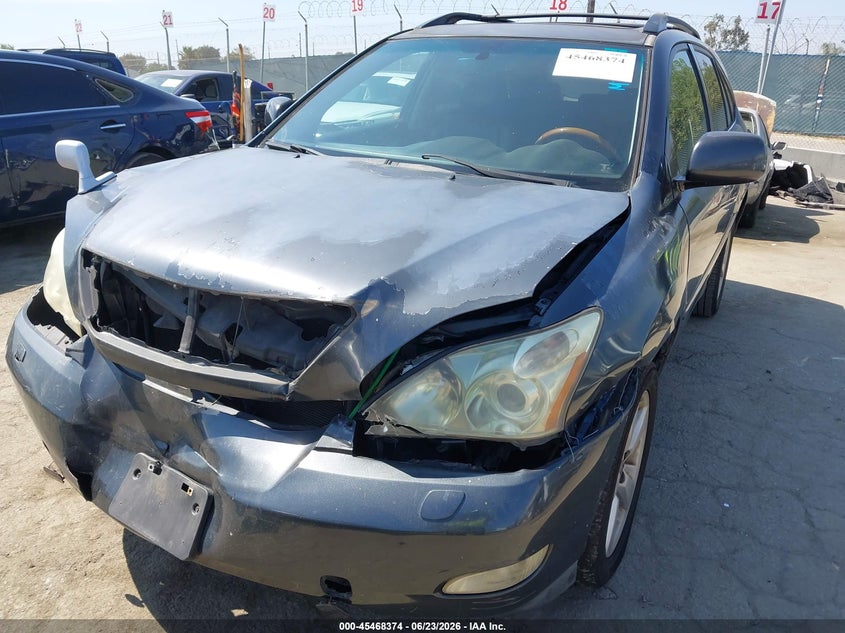 2008 Lexus Rx 350 VIN JTJGK31U880013597 IAAI salvage auction — FRONT END, Salvage (California), sold $775 on 2026-07-22 (photo 6)