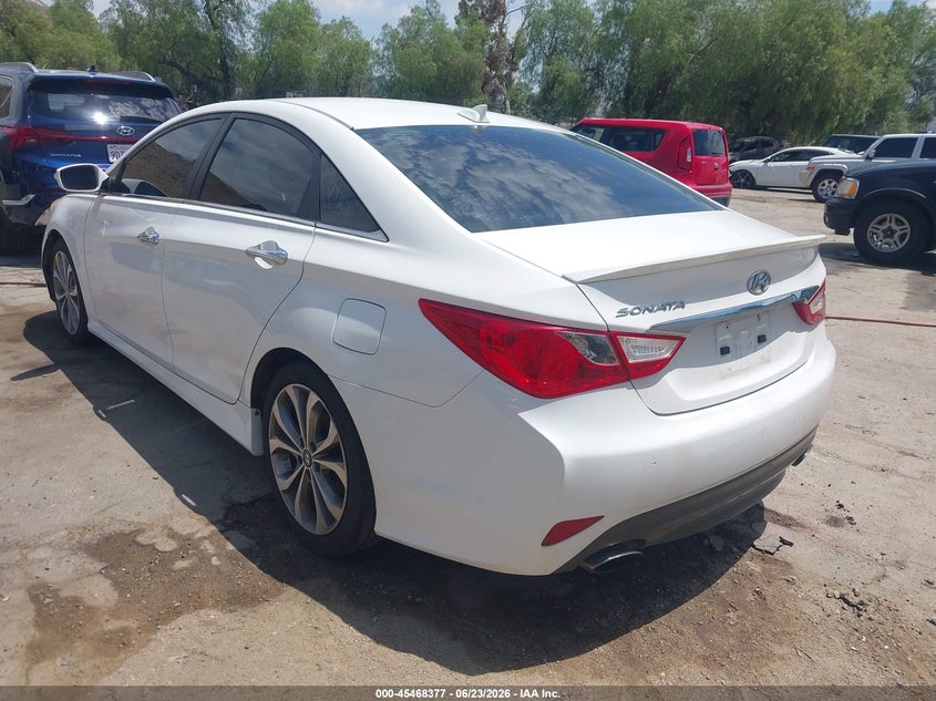 2014 Hyundai Sonata VIN 5NPEC4AC6EH851243 IAAI salvage auction — NORMAL WEAR, Clear - Dealer Only (California), sold $400 on 2026-07-21 (photo 3)