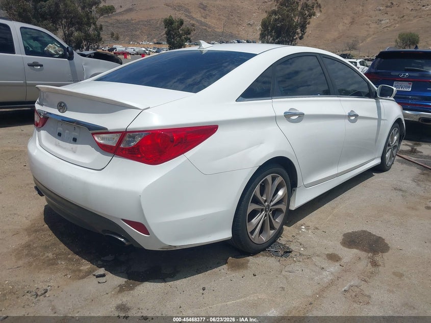 2014 Hyundai Sonata VIN 5NPEC4AC6EH851243 IAAI salvage auction — NORMAL WEAR, Clear - Dealer Only (California), sold $400 on 2026-07-21 (photo 4)