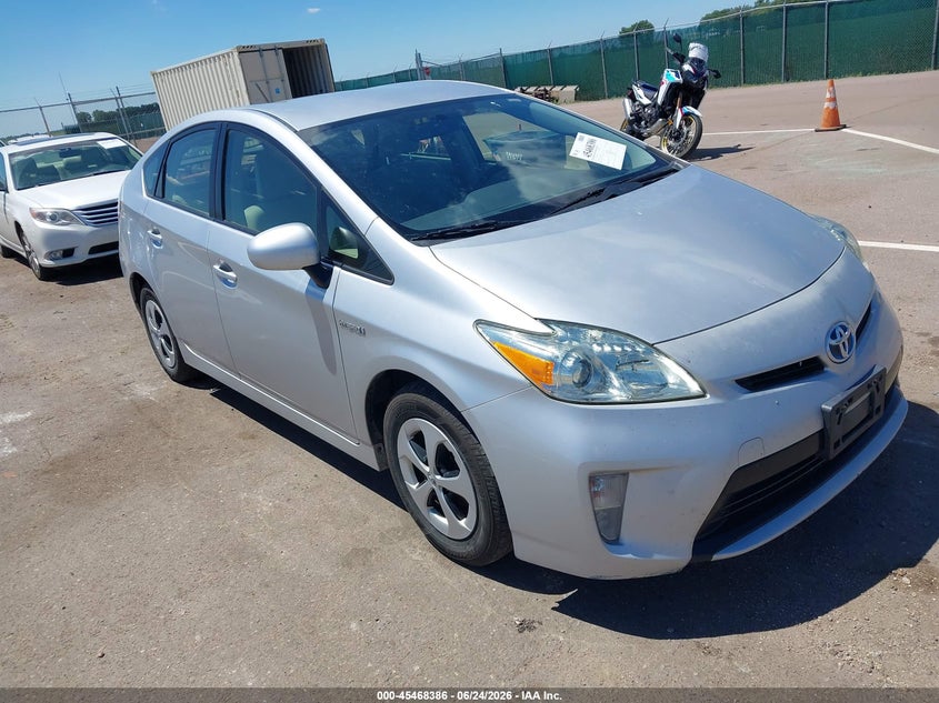 2013 Toyota Prius VIN JTDKN3DU7D0349428 IAAI salvage auction — NORMAL WEAR, Regular Certificate (Iowa), sold $775 on 2026-07-07 (photo 1)