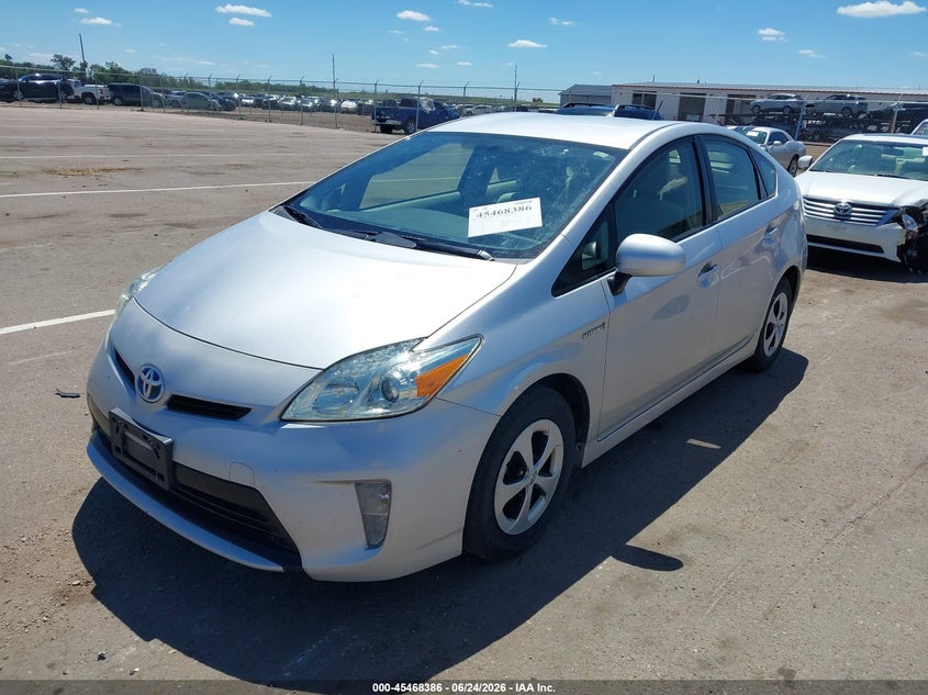 2013 Toyota Prius VIN JTDKN3DU7D0349428 IAAI salvage auction — NORMAL WEAR, Regular Certificate (Iowa), sold $775 on 2026-07-07 (photo 2)