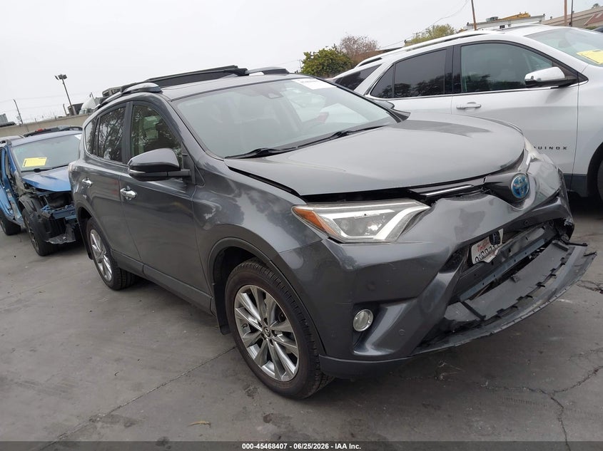 2018 Toyota Rav 4 VIN JTMDJREV3JD154249 IAAI salvage auction — FRONT END, Salvage Certificate (California), sold $6,950 on 2026-07-15 (photo 1)