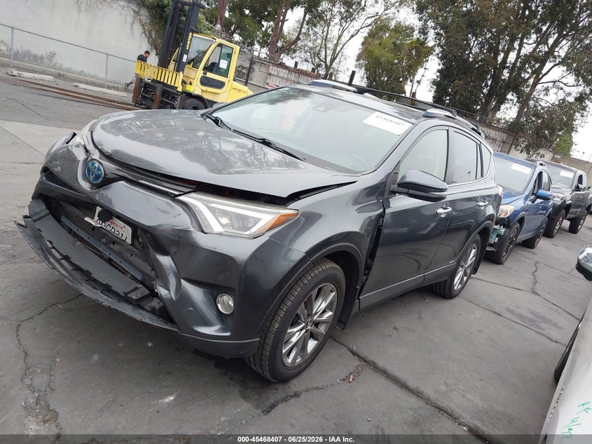 2018 Toyota Rav 4 VIN JTMDJREV3JD154249 IAAI salvage auction — FRONT END, Salvage Certificate (California), sold $6,950 on 2026-07-15 (photo 2)