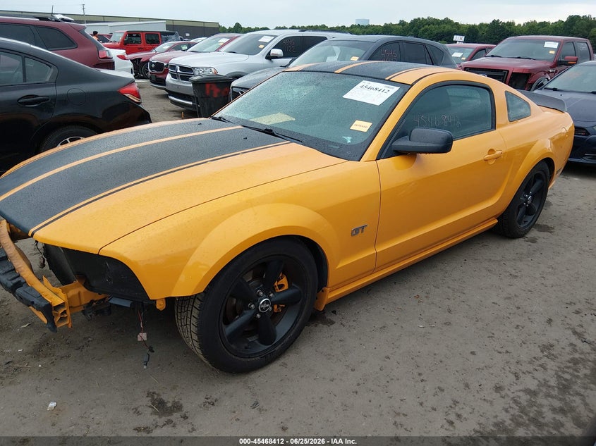2007 Ford Mustang VIN 1ZVFT82H675330254 IAAI salvage auction — FRONT END, Salvage (Ohio), sold $1,850 on 2026-07-09 (photo 2)