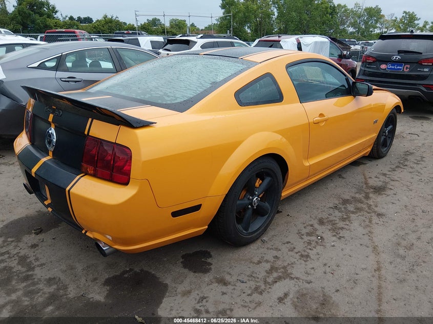2007 Ford Mustang VIN 1ZVFT82H675330254 IAAI salvage auction — FRONT END, Salvage (Ohio), sold $1,850 on 2026-07-09 (photo 4)