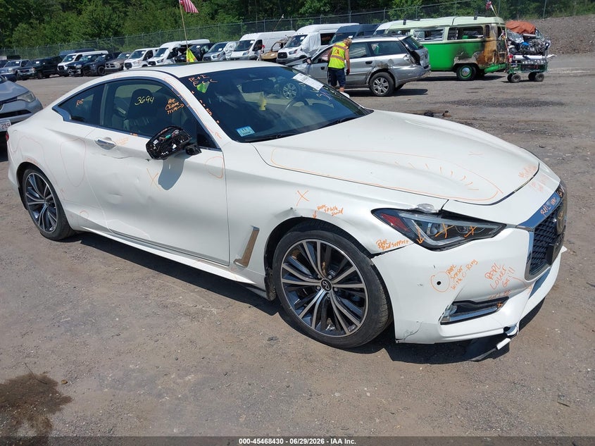 2021 Infiniti Q60 VIN JN1EV7KL6MM470218 — IAAI salvage auction photo