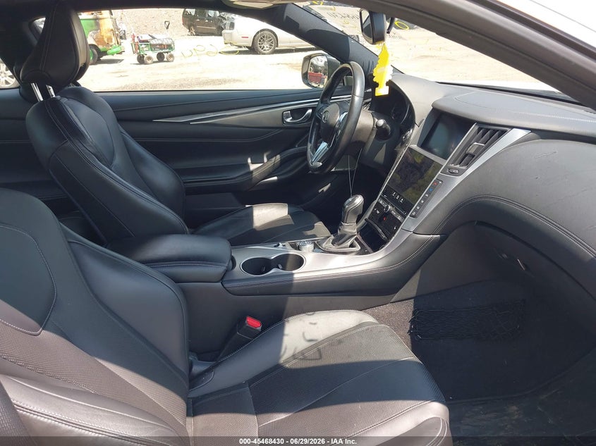 2021 Infiniti Q60 VIN JN1EV7KL6MM470218 IAAI salvage auction — FRONT END, Salvage Title, sold $7,300 on 2026-08-22 (photo 5)