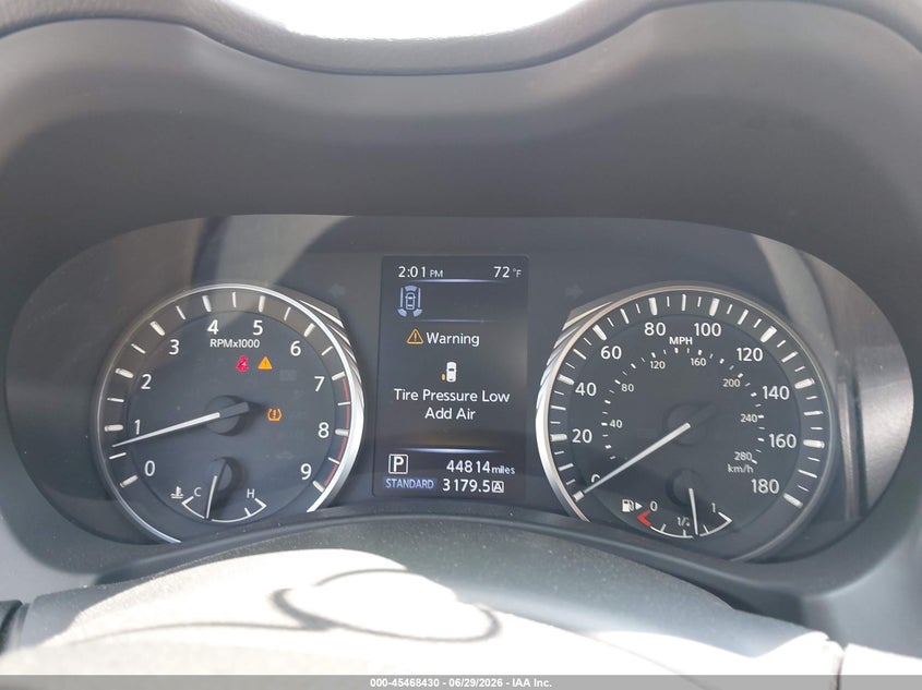 2021 Infiniti Q60 VIN JN1EV7KL6MM470218 IAAI salvage auction — FRONT END, Salvage Title, sold $7,300 on 2026-08-22 (photo 7)