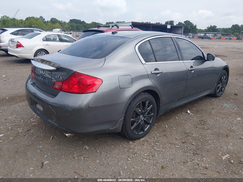 2010 Infiniti G37 VIN JN1CV6AR3AM454528 IAAI salvage auction — FRONT END, Salvage (Tennessee), sold $300 on 2026-07-22 (photo 4)