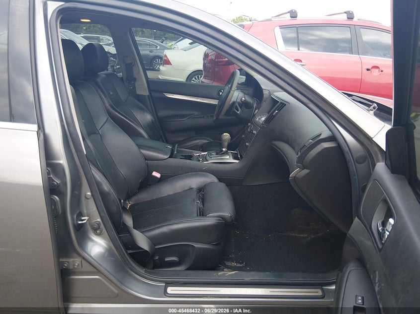 2010 Infiniti G37 VIN JN1CV6AR3AM454528 IAAI salvage auction — FRONT END, Salvage (Tennessee), sold $300 on 2026-07-22 (photo 5)