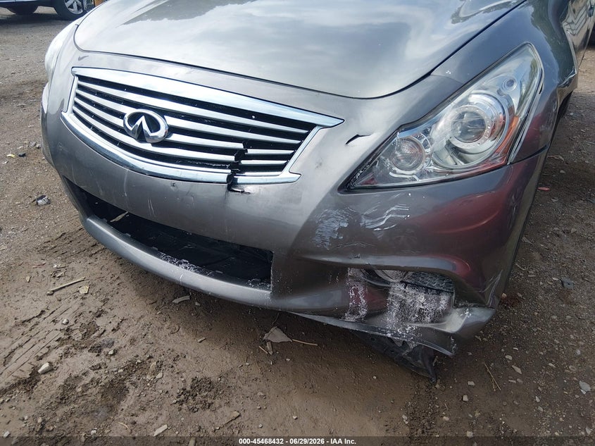 2010 Infiniti G37 VIN JN1CV6AR3AM454528 IAAI salvage auction — FRONT END, Salvage (Tennessee), sold $300 on 2026-07-22 (photo 6)