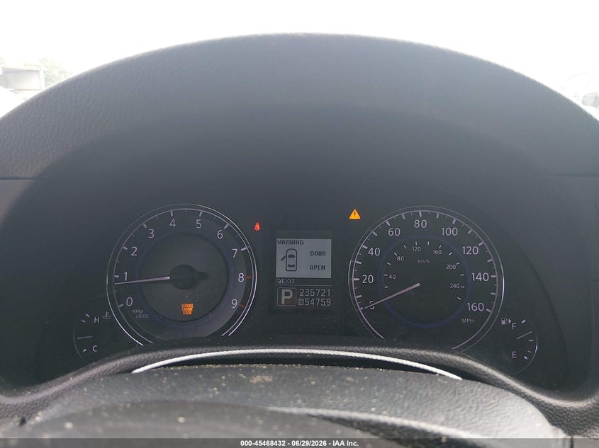 2010 Infiniti G37 VIN JN1CV6AR3AM454528 IAAI salvage auction — FRONT END, Salvage (Tennessee), sold $300 on 2026-07-22 (photo 7)