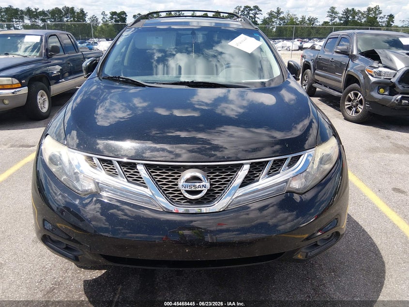 2012 Nissan Murano VIN JN8AZ1MWXCW221223 IAAI salvage auction — NORMAL WEAR, Clear (South Carolina), sold $125 on 2026-07-08 (photo 6)