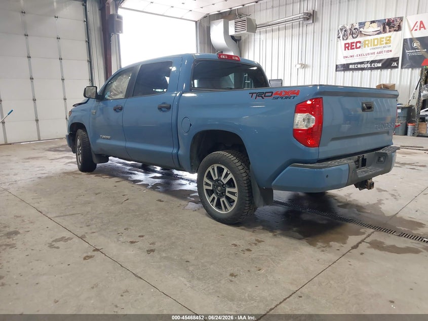 2020 Toyota Tundra VIN 5TFDY5F15LX876646 IAAI salvage auction — RIGHT FRONT, Salvage Title, sold $14,600 on 2026-07-30 (photo 3)