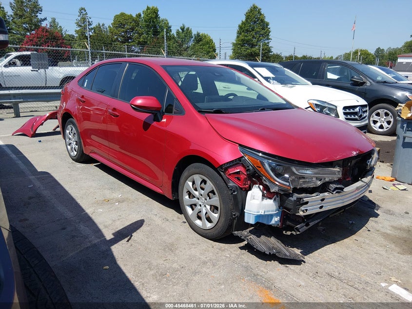 2020 Toyota Corolla VIN JTDEPRAE6LJ112834 IAAI salvage auction — FRONT END, Salvage (North Carolina), sold $5,200 on 2026-07-15 (photo 1)
