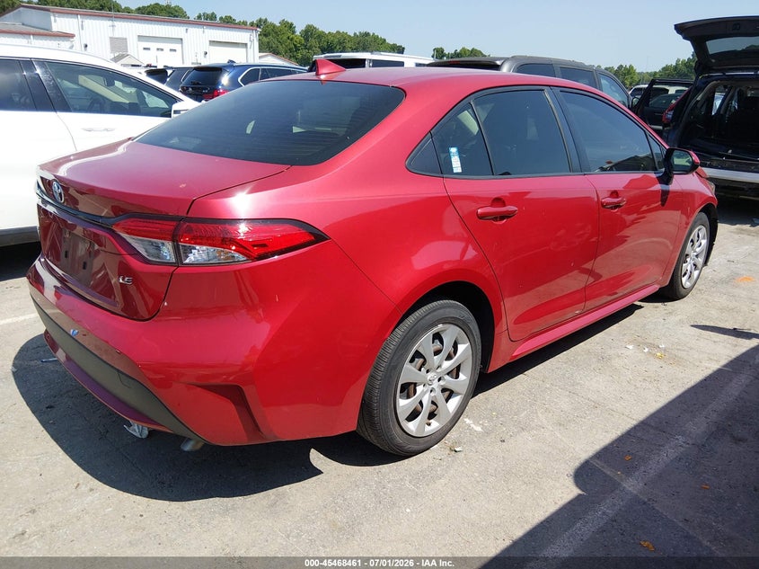 2020 Toyota Corolla VIN JTDEPRAE6LJ112834 IAAI salvage auction — FRONT END, Salvage (North Carolina), sold $5,200 on 2026-07-15 (photo 4)
