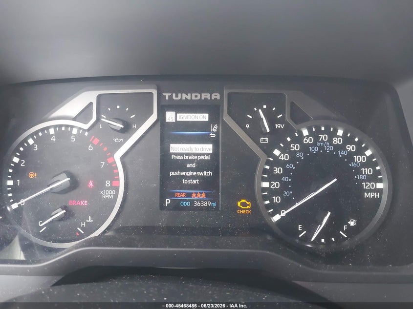 2023 Toyota Tundra VIN 5TFLA5DB2PX102968 IAAI salvage auction — UNKNOWN, Original (Texas), sold $15,600 on 2026-07-15 (photo 7)