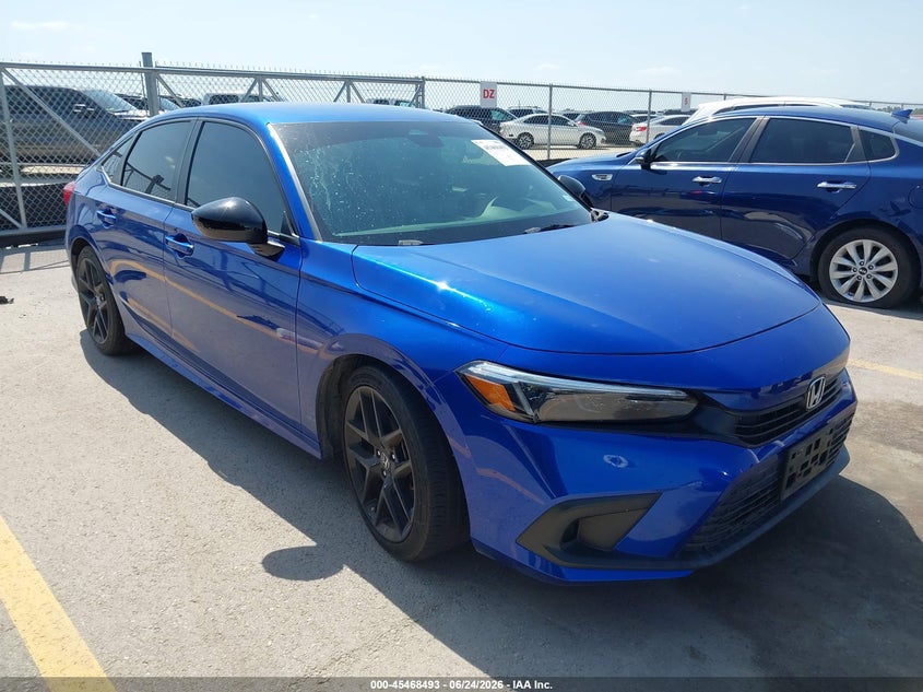 2023 Honda Civic VIN 2HGFE2F52PH504938 IAAI salvage auction — WATER/FLOOD, Salvage (Texas), sold $10,000 on 2026-07-30 (photo 1)