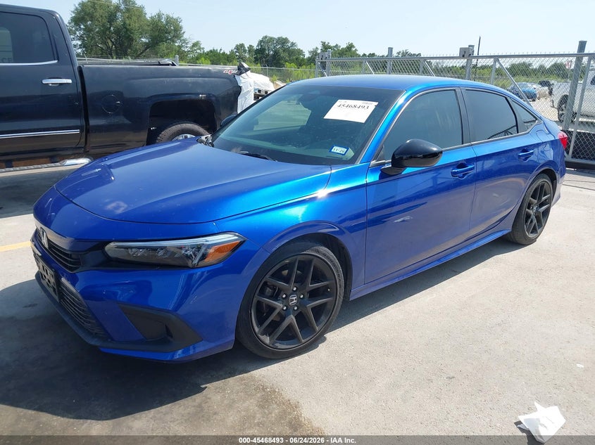 2023 Honda Civic VIN 2HGFE2F52PH504938 IAAI salvage auction — WATER/FLOOD, Salvage (Texas), sold $10,000 on 2026-07-30 (photo 2)
