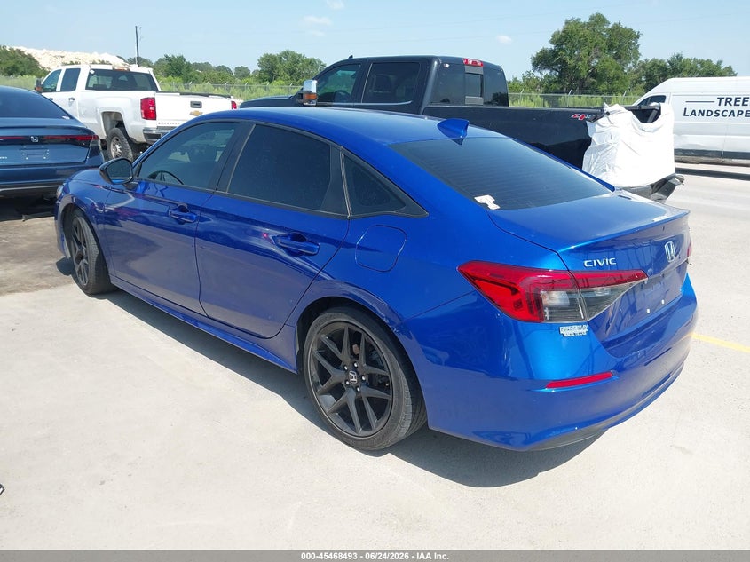2023 Honda Civic VIN 2HGFE2F52PH504938 IAAI salvage auction — WATER/FLOOD, Salvage (Texas), sold $10,000 on 2026-07-30 (photo 3)