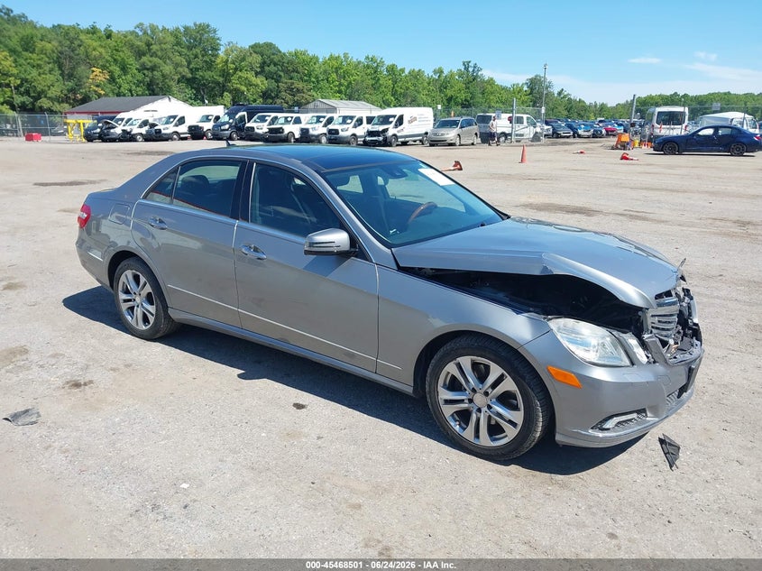 2010 Mercedes-benz E-class VIN WDDHF5GB3AA047529 IAAI salvage auction — FRONT END, Salvage - Greater Than 75% (Maryland), sold $1,750 on 2026-07-16 (photo 1)