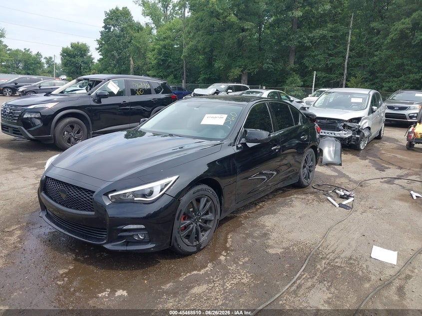 2014 Infiniti Q50 VIN JN1BV7AR5EM699760 IAAI salvage auction — RIGHT SIDE, Salvage - Greater Than 75% (Maryland), sold $325 on 2026-07-22 (photo 2)