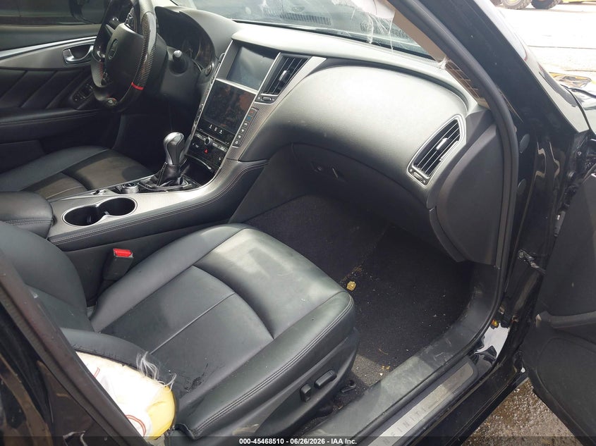2014 Infiniti Q50 VIN JN1BV7AR5EM699760 IAAI salvage auction — RIGHT SIDE, Salvage - Greater Than 75% (Maryland), sold $325 on 2026-07-22 (photo 5)