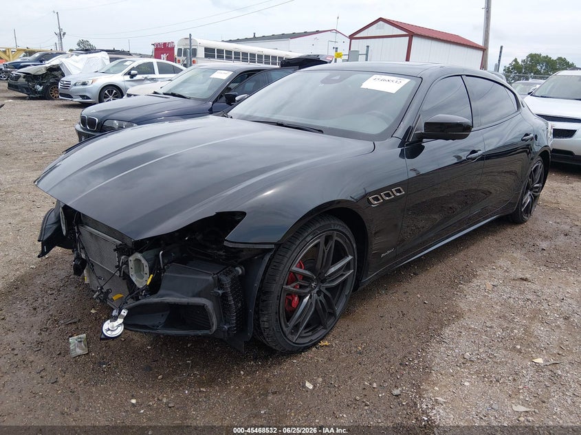 2019 Maserati Quattroporte VIN ZAM56YPS8K1332920 IAAI salvage auction — FRONT END, Clear (Indiana), sold $7,700 on 2026-07-29 (photo 2)