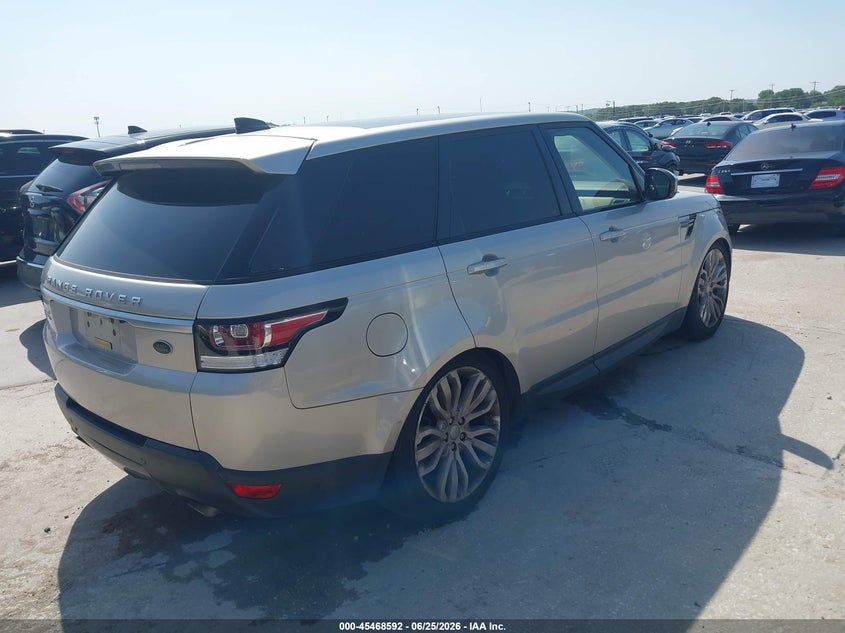 2017 Land rover Range rover sport VIN SALWG2FV3HA679345 IAAI salvage auction — NORMAL WEAR, Original (Texas), sold $2,000 on 2026-07-29 (photo 4)