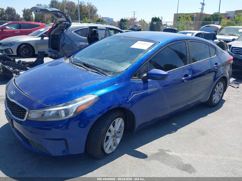 2017 Kia Forte VIN 3KPFL4A72HE056383 IAAI salvage auction — RIGHT SIDE, Salvage (California), sold $2,000 on 2026-07-09 (photo 2)