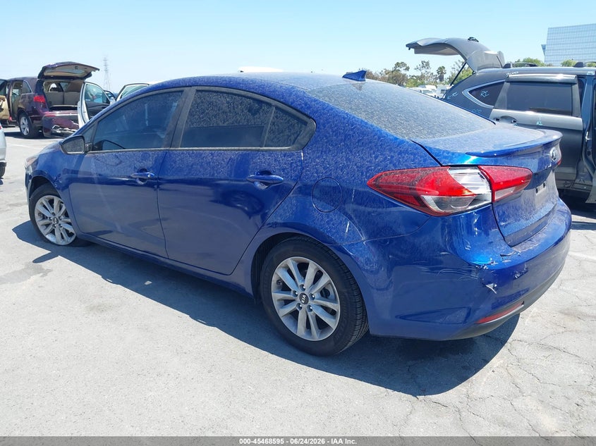 2017 Kia Forte VIN 3KPFL4A72HE056383 IAAI salvage auction — RIGHT SIDE, Salvage (California), sold $2,000 on 2026-07-09 (photo 3)