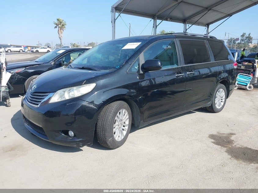 2011 Toyota Sienna VIN 5TDYK3DC4BS065498 IAAI salvage auction — RIGHT FRONT, Salvage (California), sold $1,550 on 2026-07-22 (photo 2)