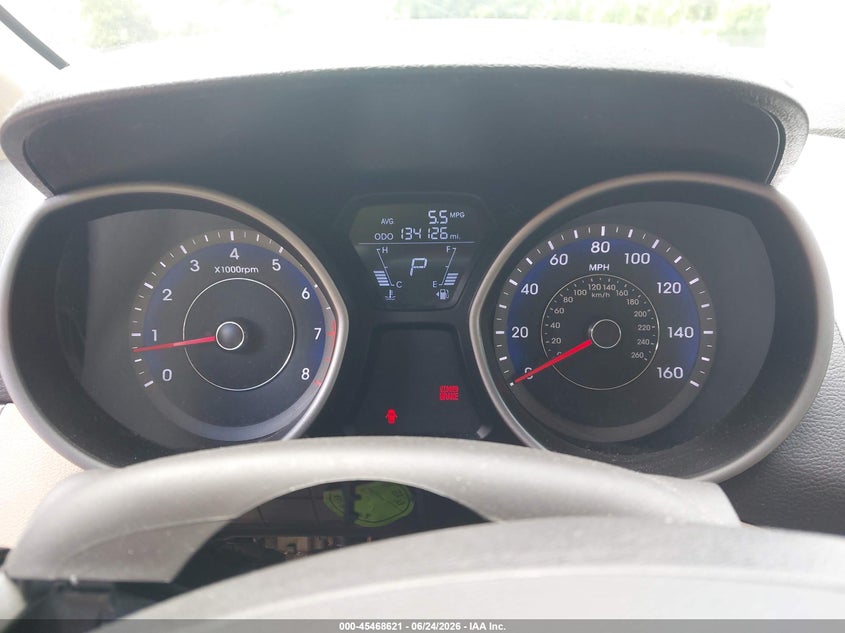 2013 Hyundai Elantra VIN KMHDH4AE0DU629179 IAAI salvage auction — THEFT, Rebuildable (Florida), sold $500 on 2026-07-28 (photo 7)