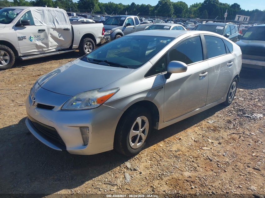 2013 Toyota Prius VIN JTDKN3DU8D5547647 IAAI salvage auction — REAR END, Salvage (North Carolina), sold $1,100 on 2026-09-07 (photo 2)