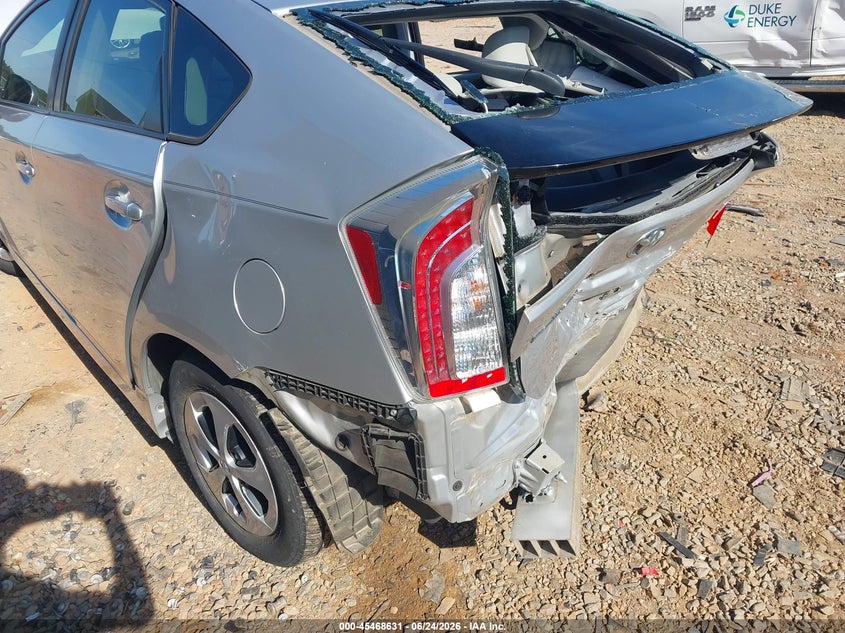 2013 Toyota Prius VIN JTDKN3DU8D5547647 IAAI salvage auction — REAR END, Salvage (North Carolina), sold $1,100 on 2026-09-07 (photo 6)