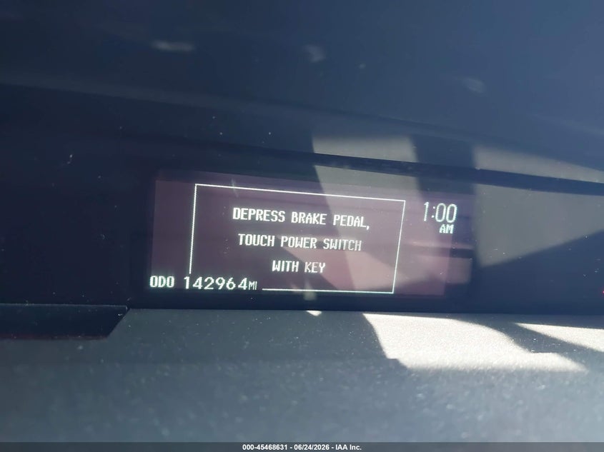 2013 Toyota Prius VIN JTDKN3DU8D5547647 IAAI salvage auction — REAR END, Salvage (North Carolina), sold $1,100 on 2026-09-07 (photo 7)