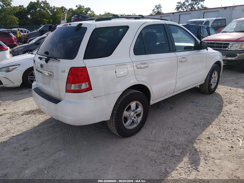 2006 Kia Sorento VIN KNDJC733865655433 IAAI salvage auction — NORMAL WEAR, Original (Kentucky), sold $600 on 2026-07-13 (photo 4)