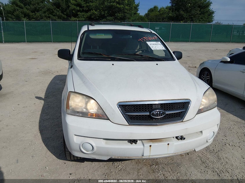 2006 Kia Sorento VIN KNDJC733865655433 IAAI salvage auction — NORMAL WEAR, Original (Kentucky), sold $600 on 2026-07-13 (photo 6)