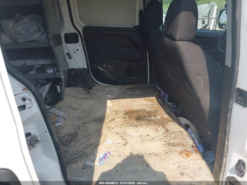 2019 Ram Promaster city VIN ZFBHRFABXK6M22081 IAAI salvage auction — REAR END, Salvage Title, sold $1,700 on 2026-07-23 (photo 8)
