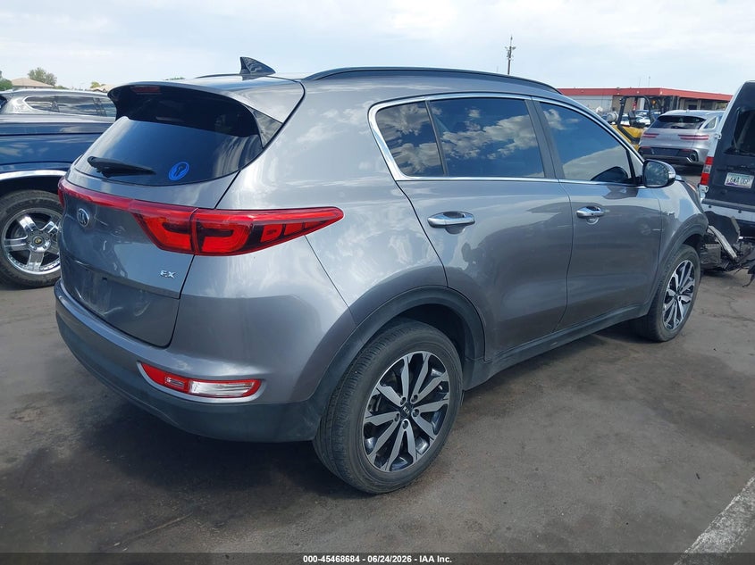 2019 Kia Sportage VIN KNDPNCAC1K7559402 IAAI salvage auction — LEFT FRONT, Salvage (Arizona), sold $4,300 on 2026-07-14 (photo 4)